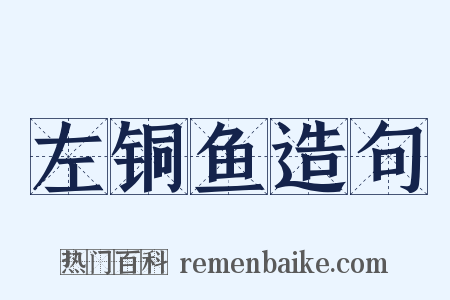 左铜鱼造句是什么意思的图片